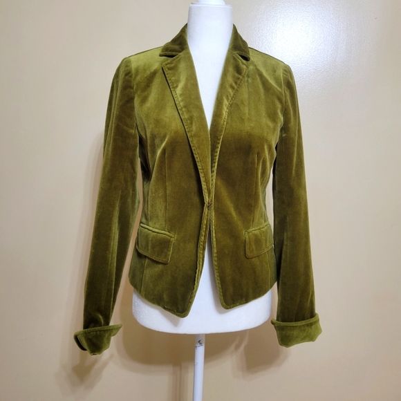 J. Crew Jackets & Blazers - J Crew Vintage Velvet Jacket Size 6